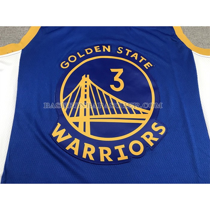 Maillot Golden State Warriors Jordan Poole NO 3 Icon Bleu
